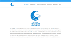 Desktop Screenshot of globalhealthcareresources.org