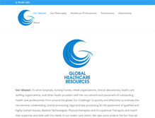 Tablet Screenshot of globalhealthcareresources.org